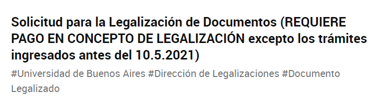 Legalización